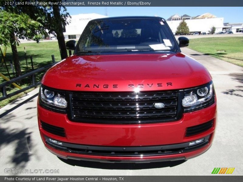 Firenze Red Metallic / Ebony/Ebony 2017 Land Rover Range Rover Supercharged