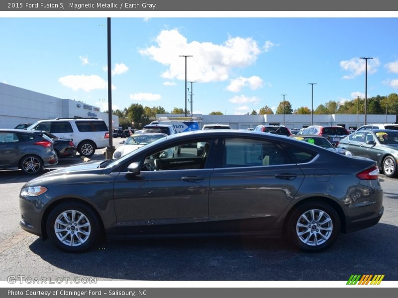 Magnetic Metallic / Earth Gray 2015 Ford Fusion S