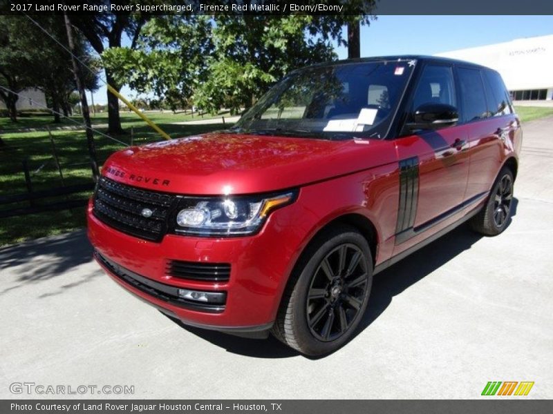 Firenze Red Metallic / Ebony/Ebony 2017 Land Rover Range Rover Supercharged