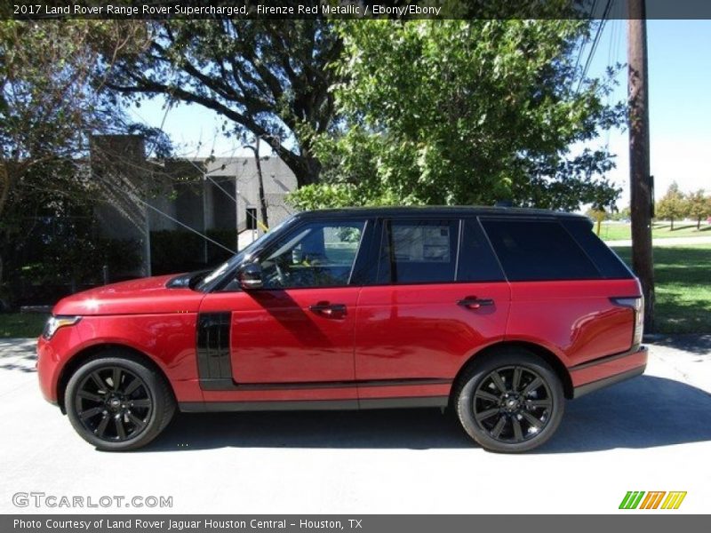 Firenze Red Metallic / Ebony/Ebony 2017 Land Rover Range Rover Supercharged