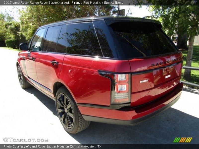 Firenze Red Metallic / Ebony/Ebony 2017 Land Rover Range Rover Supercharged