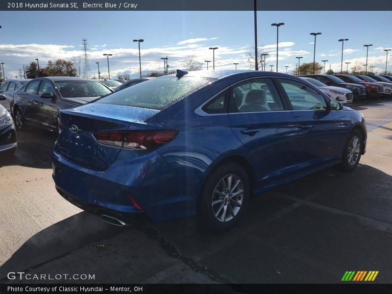 Electric Blue / Gray 2018 Hyundai Sonata SE