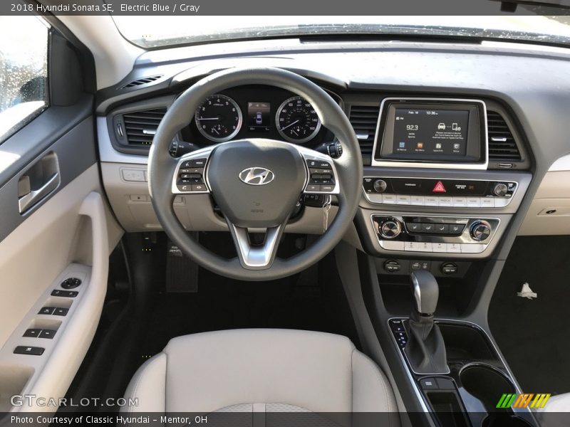 Electric Blue / Gray 2018 Hyundai Sonata SE