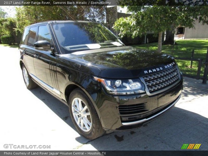 Santorini Black Metallic / Ebony/Ebony 2017 Land Rover Range Rover