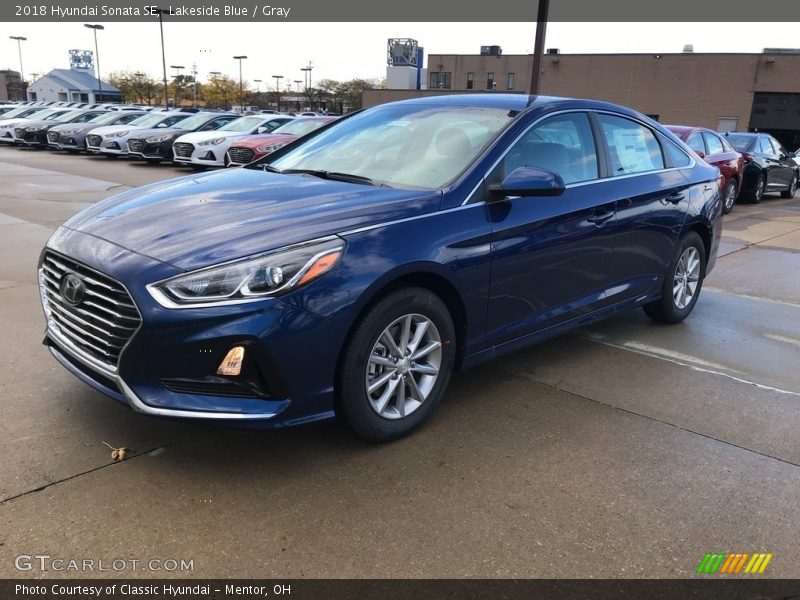 Lakeside Blue / Gray 2018 Hyundai Sonata SE