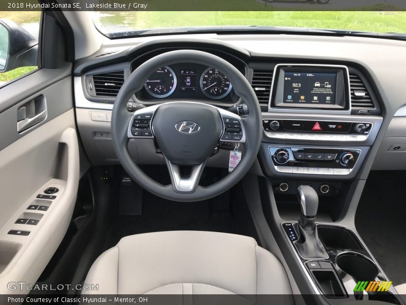 Lakeside Blue / Gray 2018 Hyundai Sonata SE