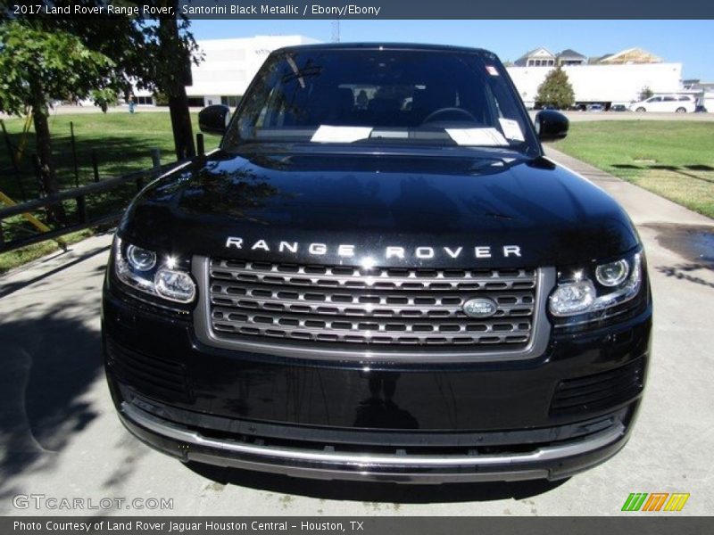 Santorini Black Metallic / Ebony/Ebony 2017 Land Rover Range Rover