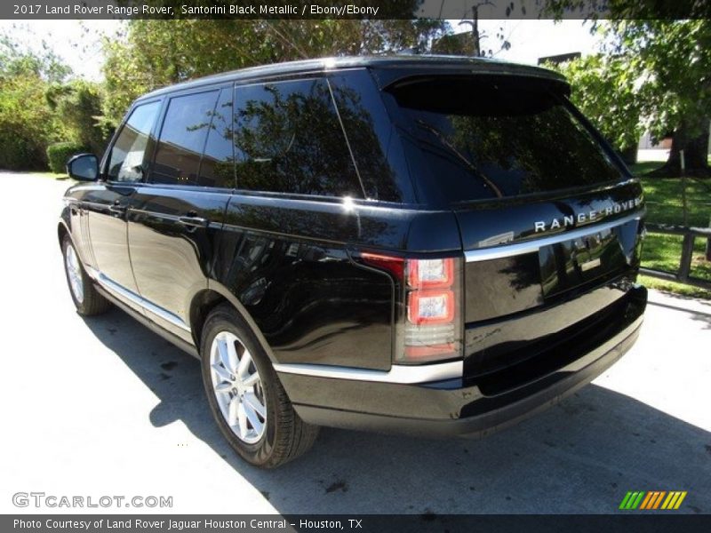 Santorini Black Metallic / Ebony/Ebony 2017 Land Rover Range Rover