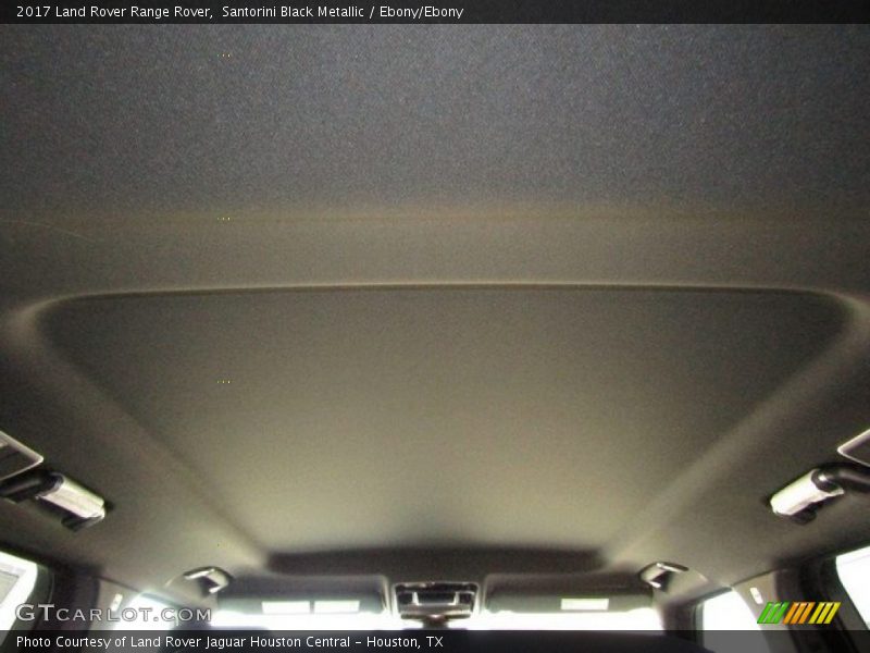 Santorini Black Metallic / Ebony/Ebony 2017 Land Rover Range Rover
