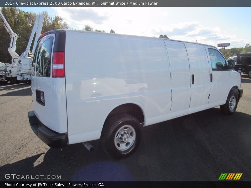 Summit White / Medium Pewter 2017 Chevrolet Express 2500 Cargo Extended WT