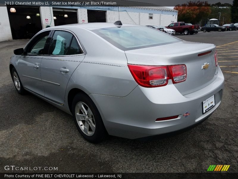 Silver Ice Metallic / Jet Black/Titanium 2013 Chevrolet Malibu LS