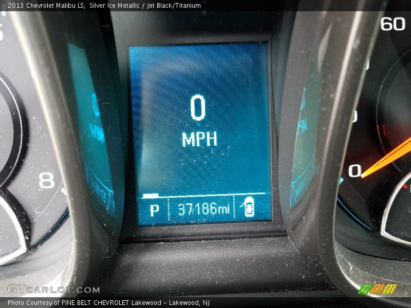 Silver Ice Metallic / Jet Black/Titanium 2013 Chevrolet Malibu LS