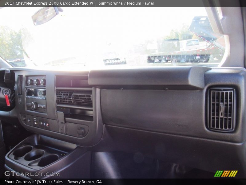 Summit White / Medium Pewter 2017 Chevrolet Express 2500 Cargo Extended WT