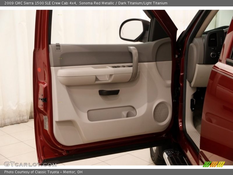 Sonoma Red Metallic / Dark Titanium/Light Titanium 2009 GMC Sierra 1500 SLE Crew Cab 4x4