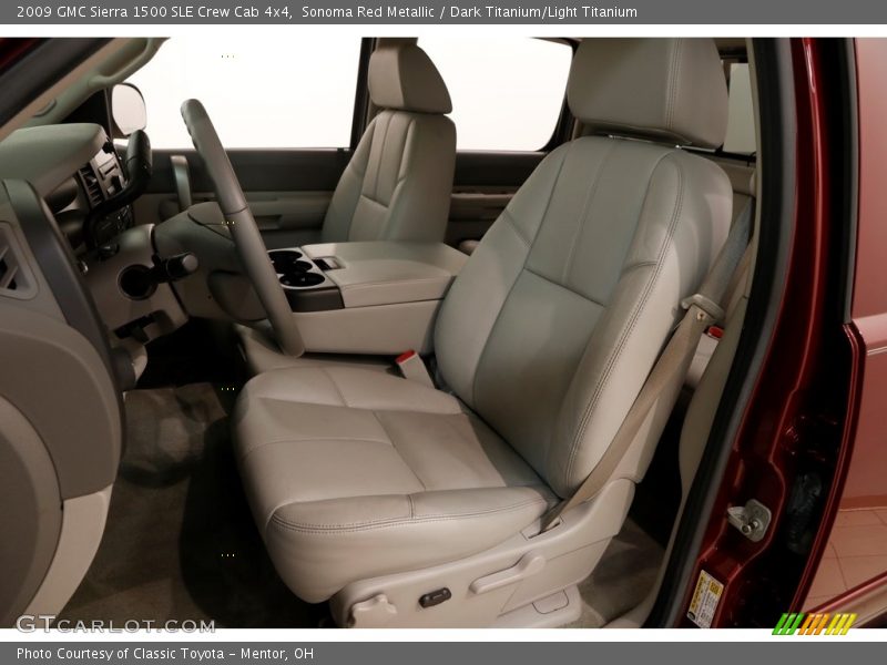 Sonoma Red Metallic / Dark Titanium/Light Titanium 2009 GMC Sierra 1500 SLE Crew Cab 4x4