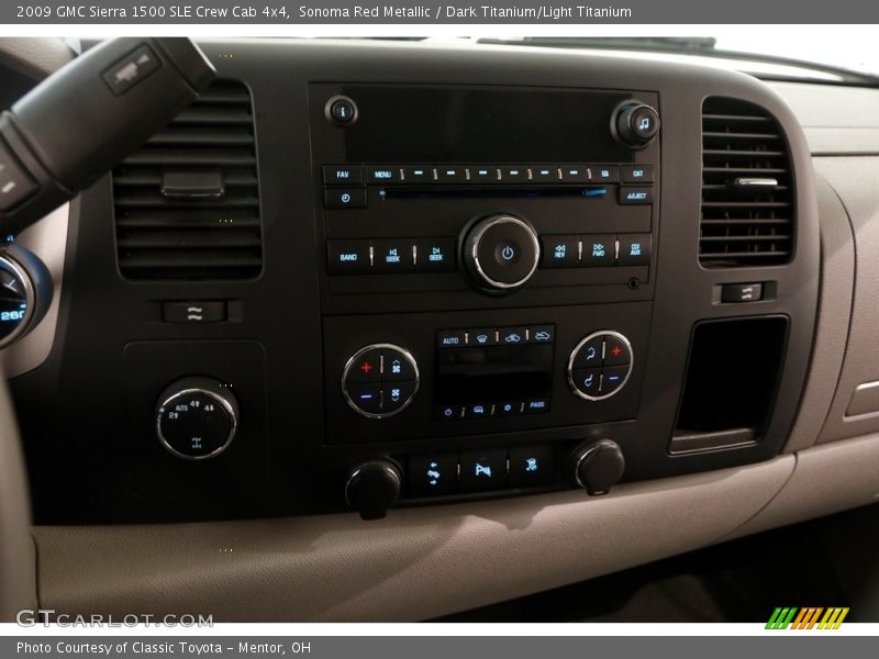 Sonoma Red Metallic / Dark Titanium/Light Titanium 2009 GMC Sierra 1500 SLE Crew Cab 4x4