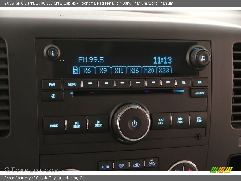 Sonoma Red Metallic / Dark Titanium/Light Titanium 2009 GMC Sierra 1500 SLE Crew Cab 4x4