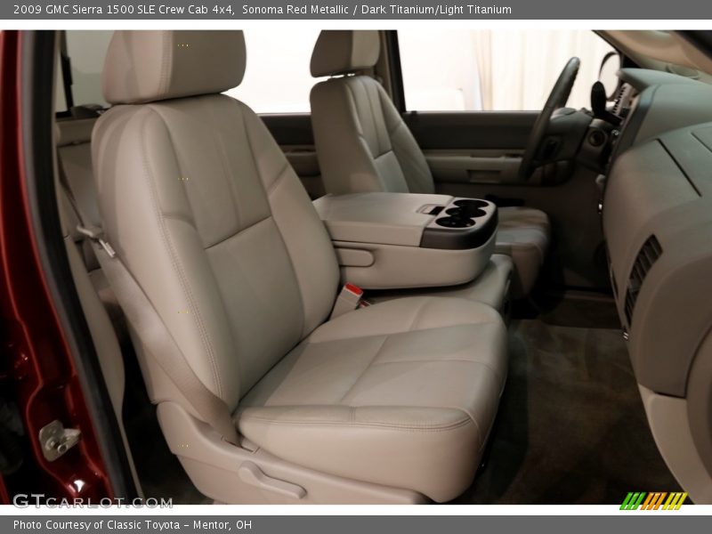 Sonoma Red Metallic / Dark Titanium/Light Titanium 2009 GMC Sierra 1500 SLE Crew Cab 4x4