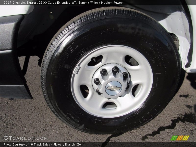 Summit White / Medium Pewter 2017 Chevrolet Express 2500 Cargo Extended WT