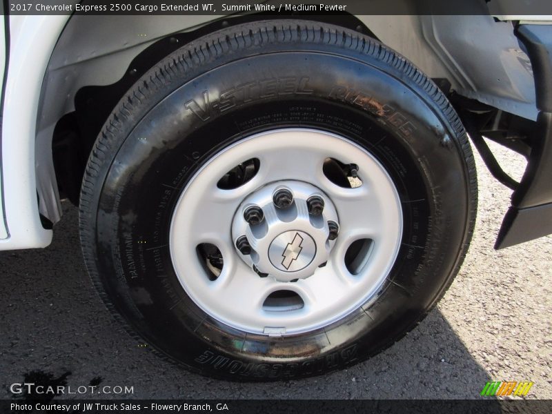 Summit White / Medium Pewter 2017 Chevrolet Express 2500 Cargo Extended WT