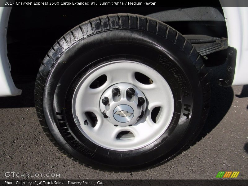 Summit White / Medium Pewter 2017 Chevrolet Express 2500 Cargo Extended WT