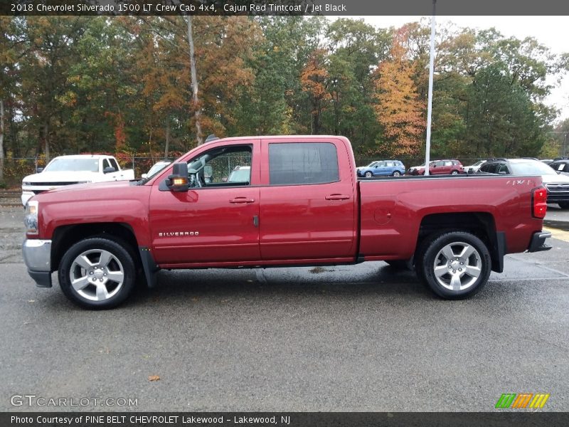 Cajun Red Tintcoat / Jet Black 2018 Chevrolet Silverado 1500 LT Crew Cab 4x4