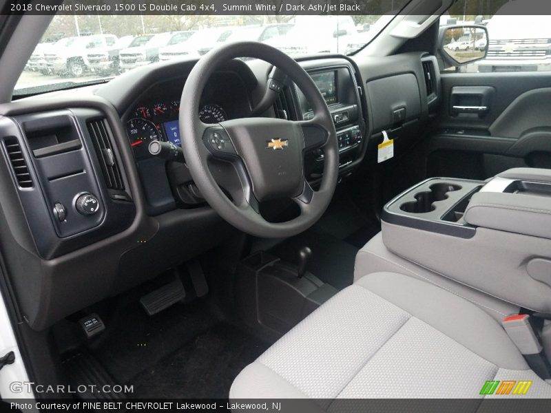 Summit White / Dark Ash/Jet Black 2018 Chevrolet Silverado 1500 LS Double Cab 4x4