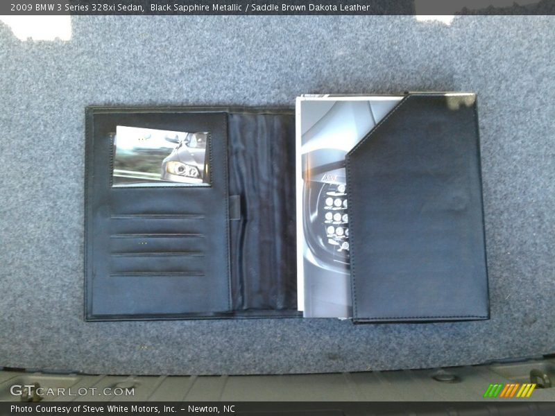 Black Sapphire Metallic / Saddle Brown Dakota Leather 2009 BMW 3 Series 328xi Sedan