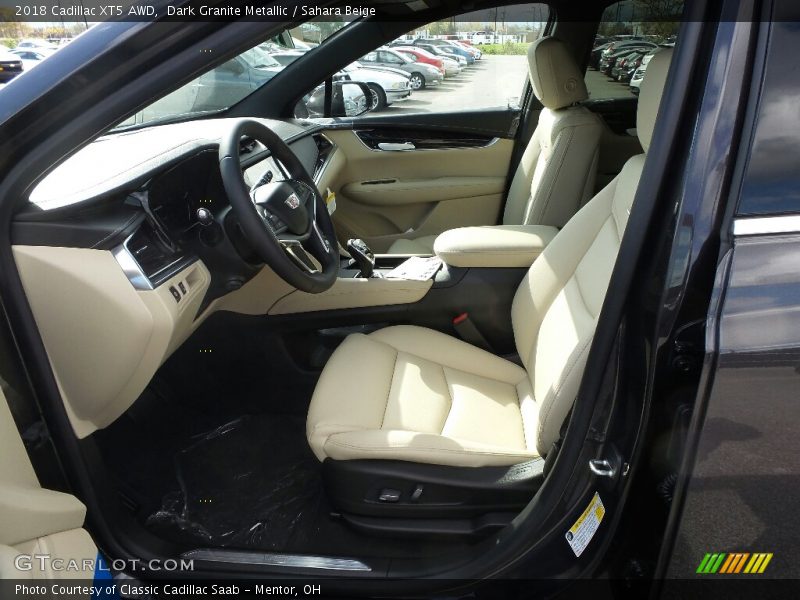 Dark Granite Metallic / Sahara Beige 2018 Cadillac XT5 AWD