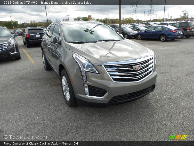 Bronze Dune Metallic / Sahara Beige 2018 Cadillac XT5 AWD