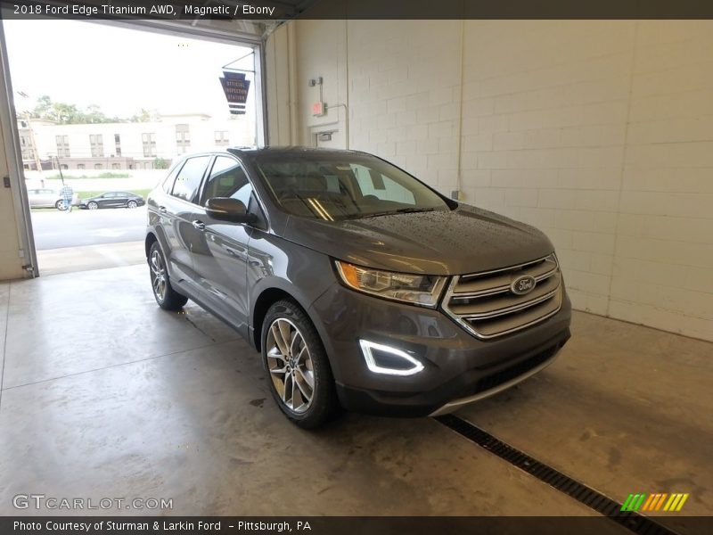 Magnetic / Ebony 2018 Ford Edge Titanium AWD