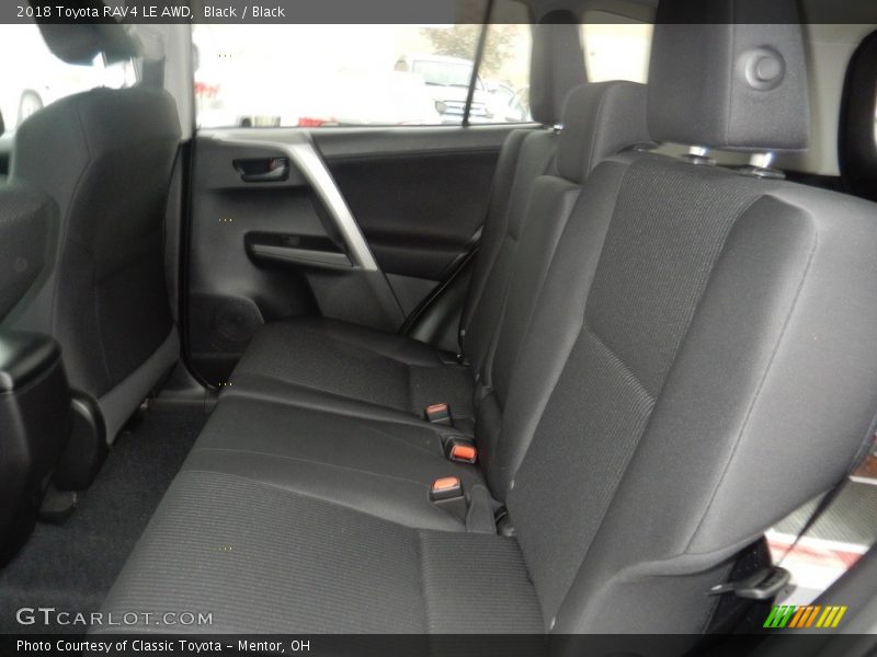 Black / Black 2018 Toyota RAV4 LE AWD