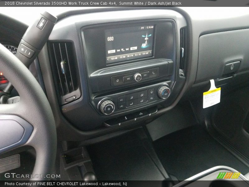 Summit White / Dark Ash/Jet Black 2018 Chevrolet Silverado 3500HD Work Truck Crew Cab 4x4