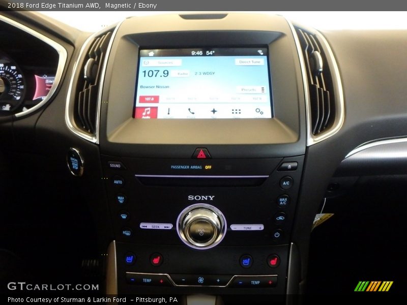 Magnetic / Ebony 2018 Ford Edge Titanium AWD