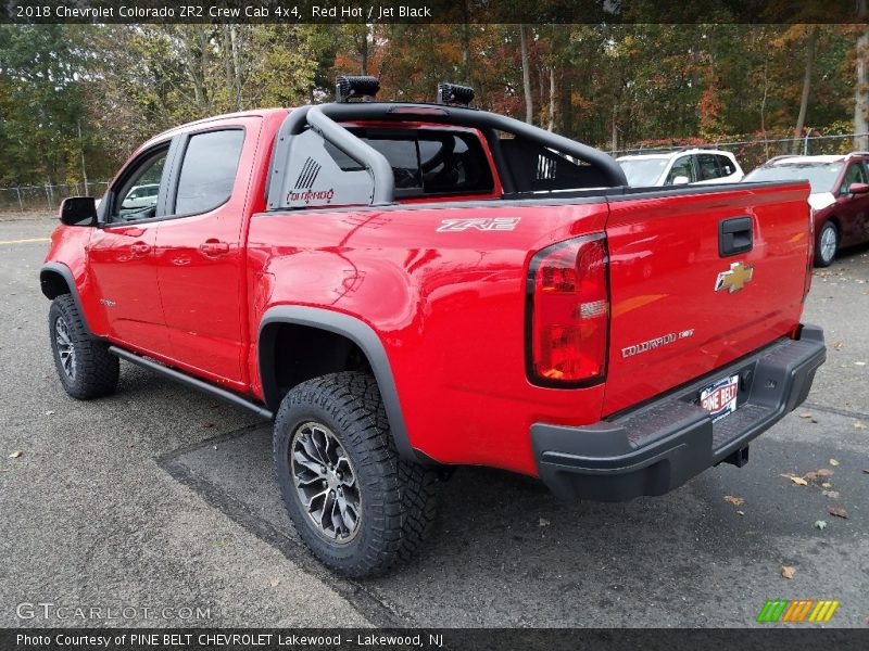 Red Hot / Jet Black 2018 Chevrolet Colorado ZR2 Crew Cab 4x4