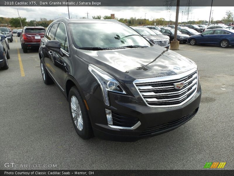 Dark Granite Metallic / Sahara Beige 2018 Cadillac XT5