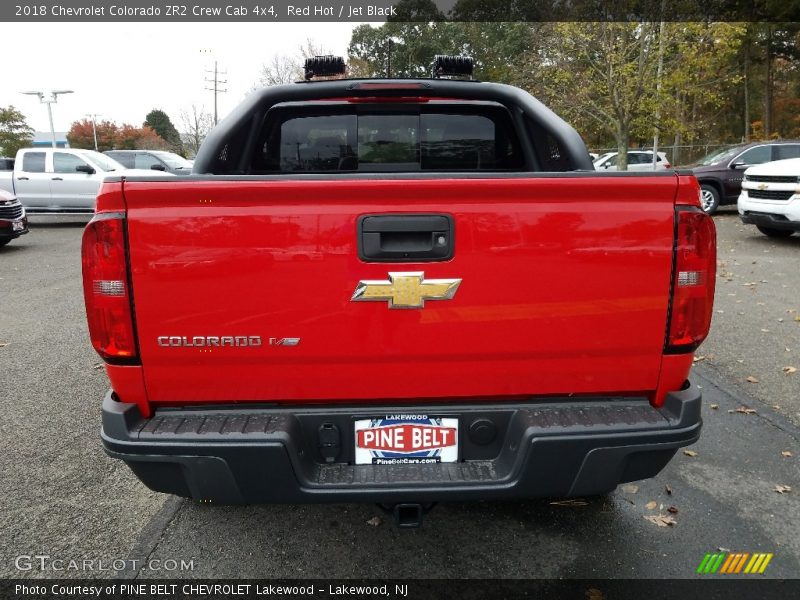 Red Hot / Jet Black 2018 Chevrolet Colorado ZR2 Crew Cab 4x4