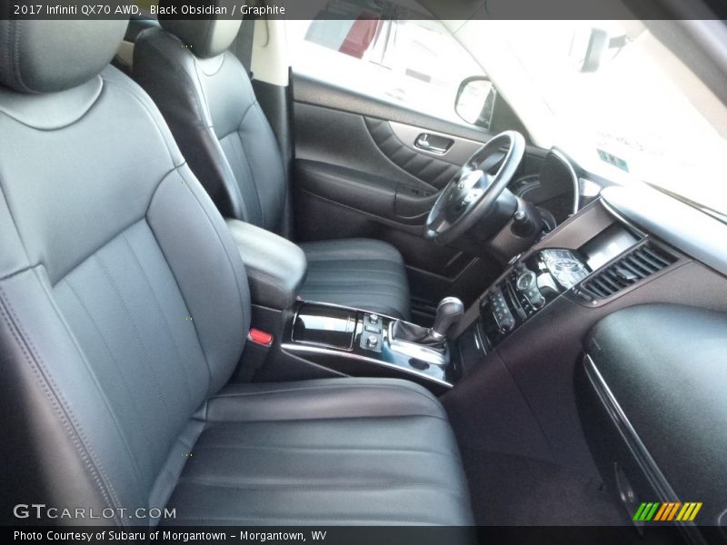 Black Obsidian / Graphite 2017 Infiniti QX70 AWD