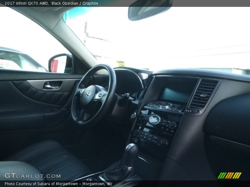 Black Obsidian / Graphite 2017 Infiniti QX70 AWD
