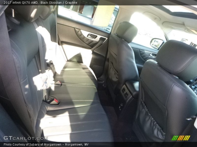 Black Obsidian / Graphite 2017 Infiniti QX70 AWD