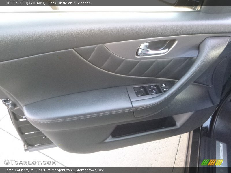 Black Obsidian / Graphite 2017 Infiniti QX70 AWD