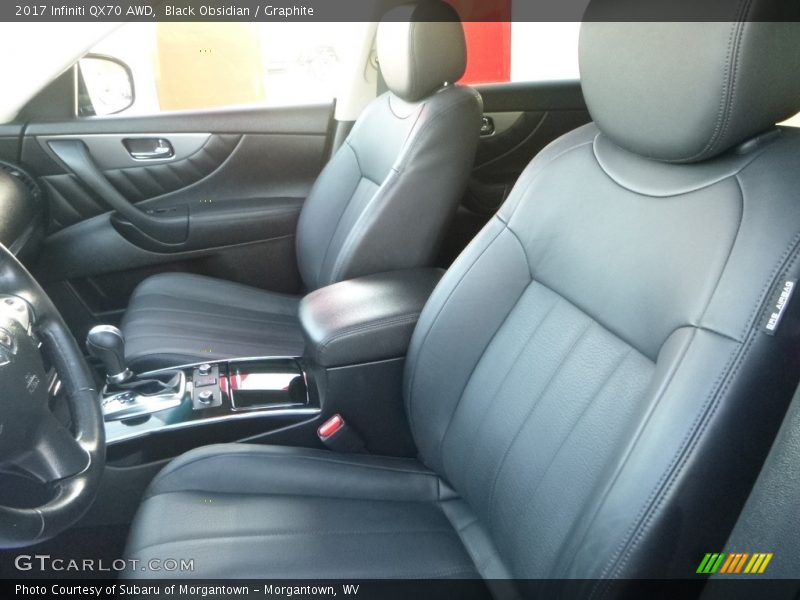 Black Obsidian / Graphite 2017 Infiniti QX70 AWD