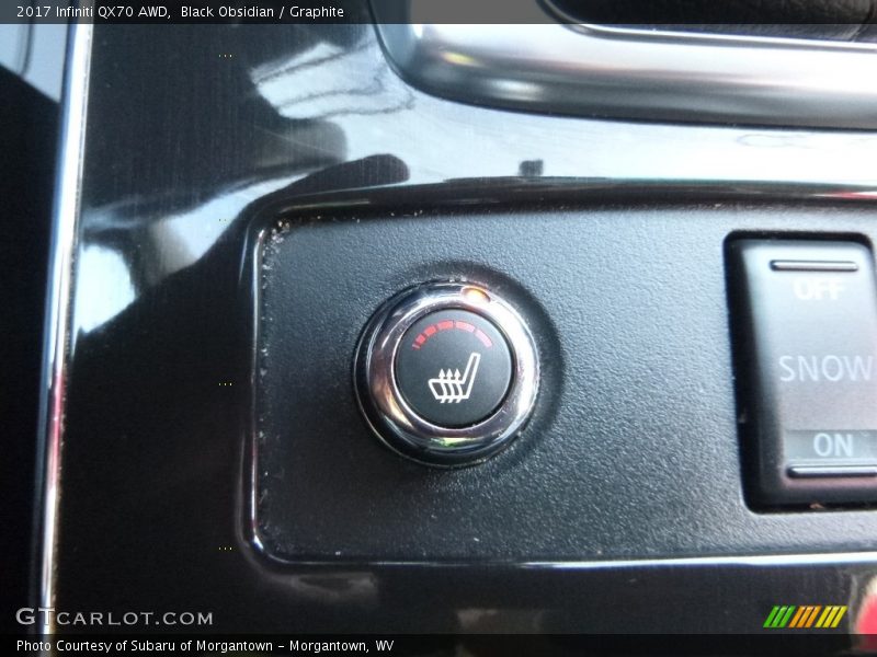 Black Obsidian / Graphite 2017 Infiniti QX70 AWD