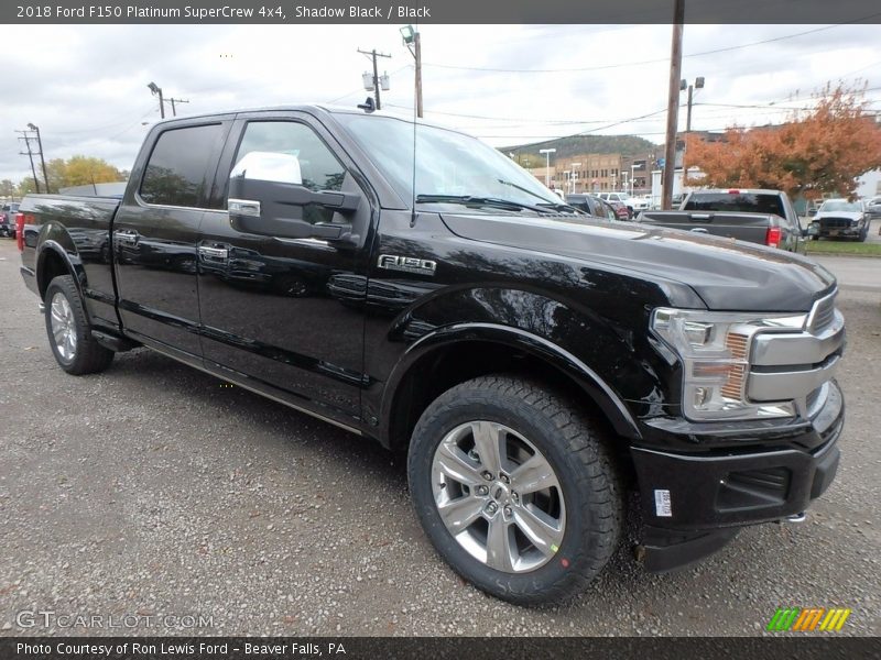  2018 F150 Platinum SuperCrew 4x4 Shadow Black