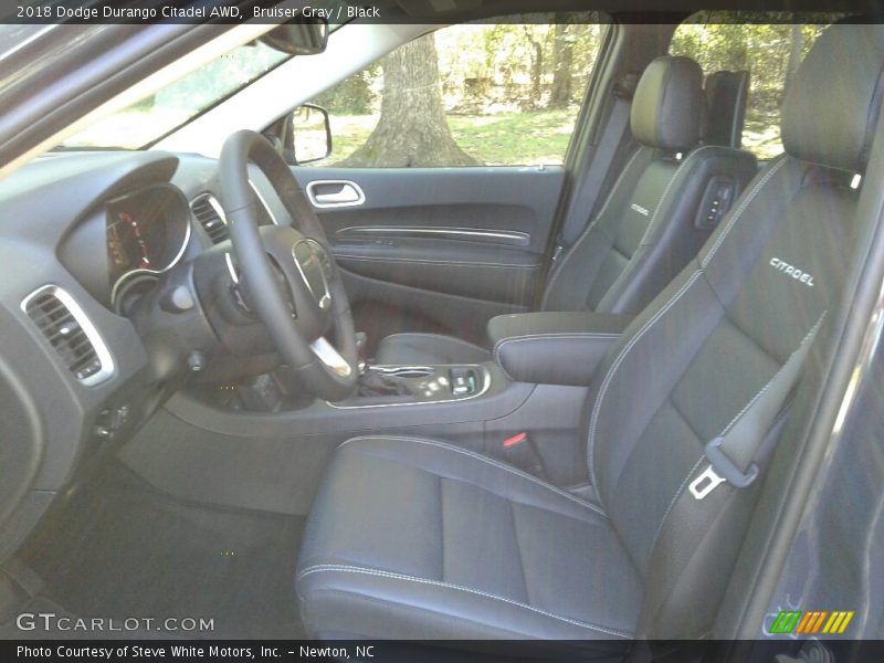Bruiser Gray / Black 2018 Dodge Durango Citadel AWD