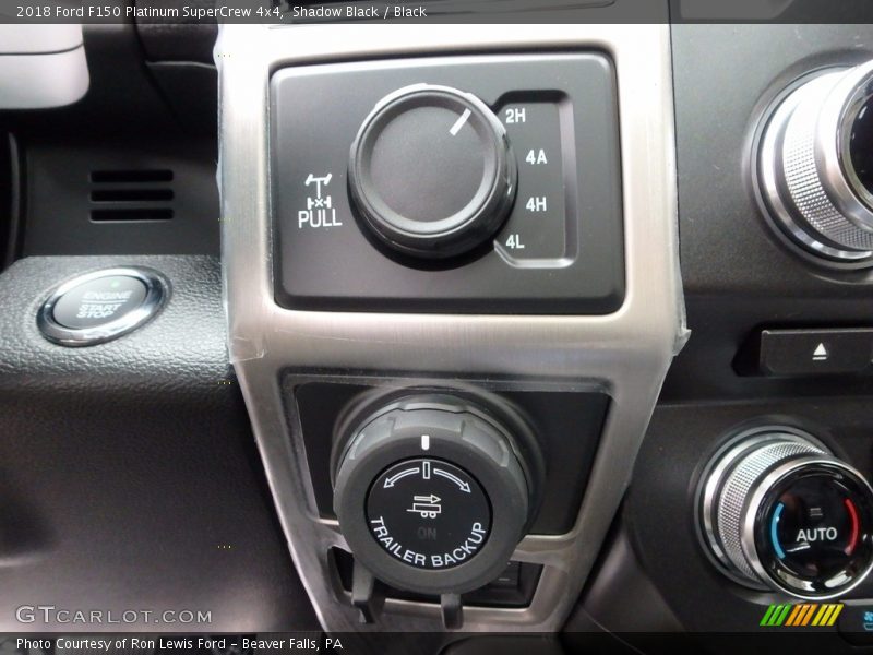 Controls of 2018 F150 Platinum SuperCrew 4x4