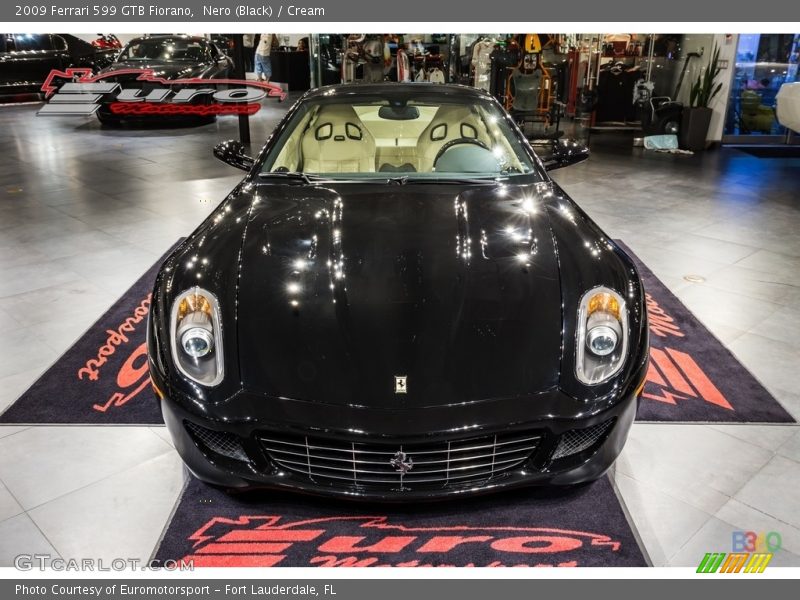 Nero (Black) / Cream 2009 Ferrari 599 GTB Fiorano