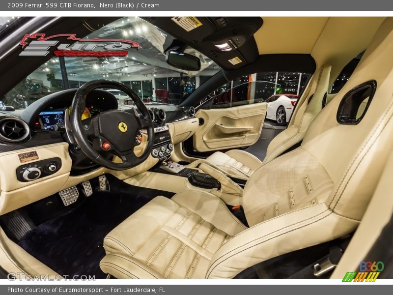 Nero (Black) / Cream 2009 Ferrari 599 GTB Fiorano