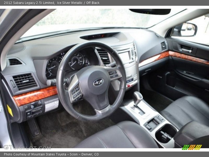 Ice Silver Metallic / Off Black 2012 Subaru Legacy 2.5i Limited