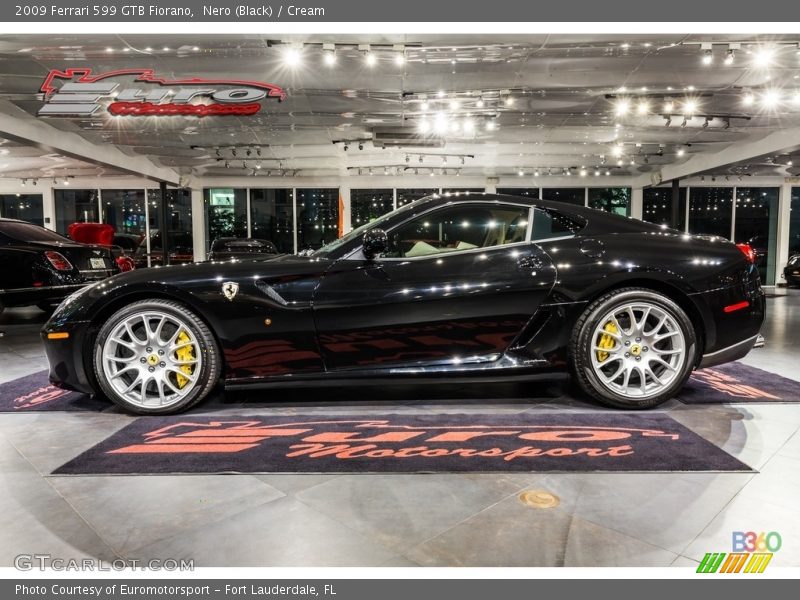 Nero (Black) / Cream 2009 Ferrari 599 GTB Fiorano